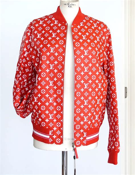 lv x supreme jacket|supreme louis vuitton leather jacket.